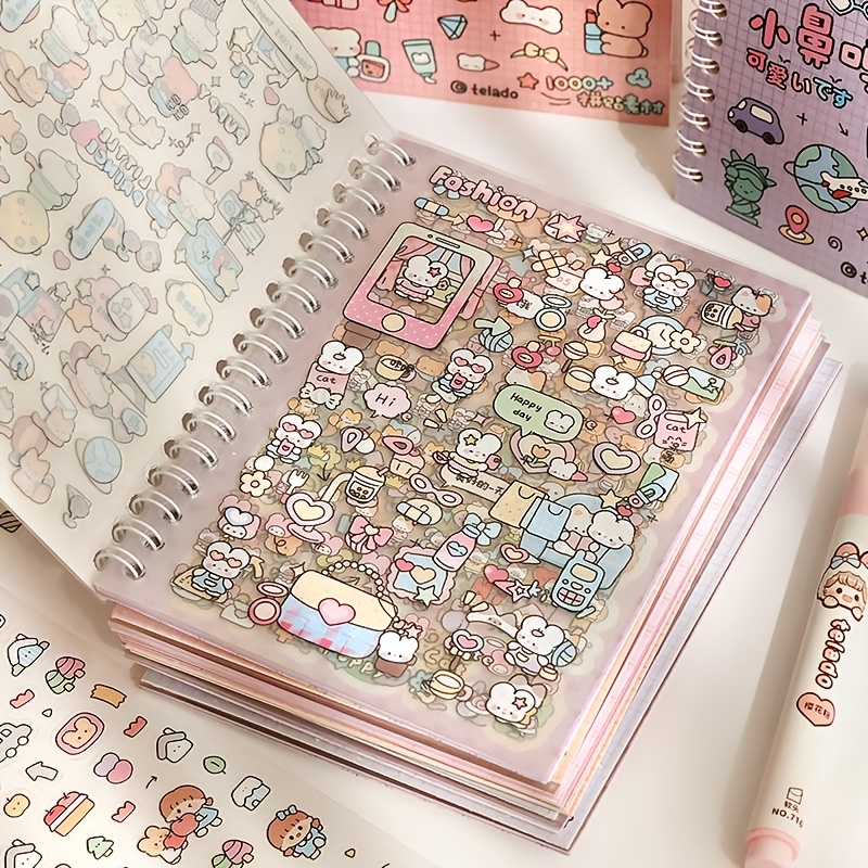 Phone Accessories Clipart - sevimli karikatür dekoratif çıkartmalar, klipsli ince