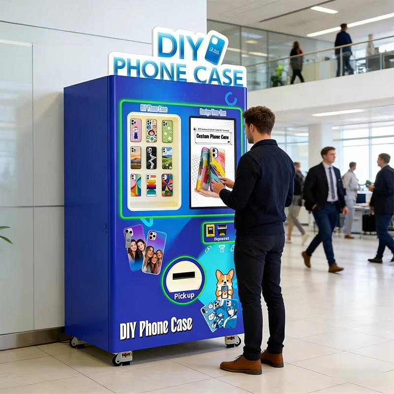 Phone Accessories Vending Machine - FOODLINE Telefon Kılıfı Otomatı Güvenlik Kilidi