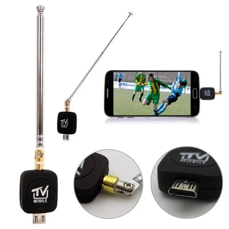 Phone Accessories For Android - Profesyonel Mini mikro USB DVB-T dijital