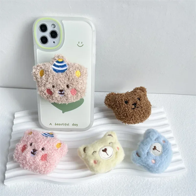Phone Accessories Vending Machine - Sevimli Ayı Kürk Komik Kabarık Peluş