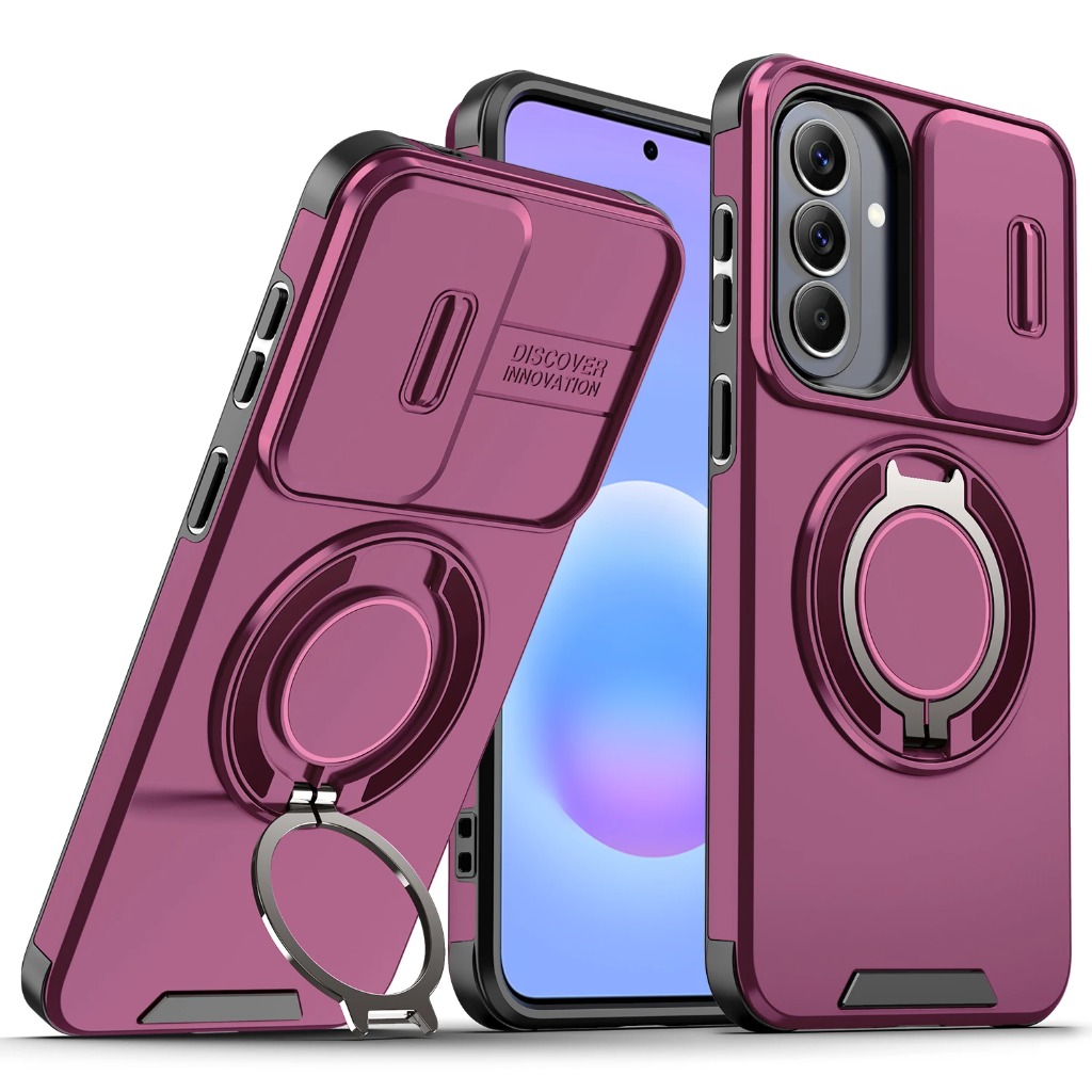 Phone Accessories Popsocket - 360 Manyetik Halka Tutuculu Zırhlı Telefon
