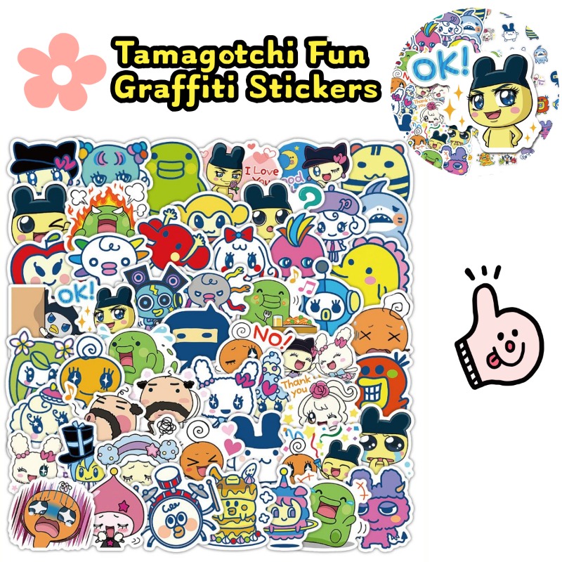 Phone Accessories Items - Japon Tamagotchi Çıkartmaları Elektronik Evcil Hayvan