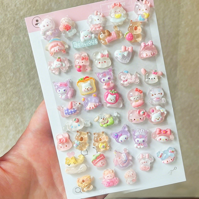 Phone Accessories Clipart - /10-100 adet mini pürüzsüz şeffaf karışık