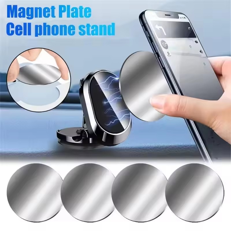 Phone Accessories Items - 50/1 adet Metal plaka disk mıknatıslı
