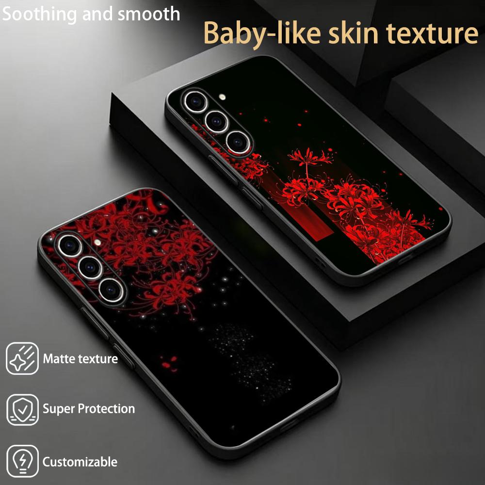 Phone Accessories Red - Kırmızı Örümcek Zambağı Japon Sanatı Moda