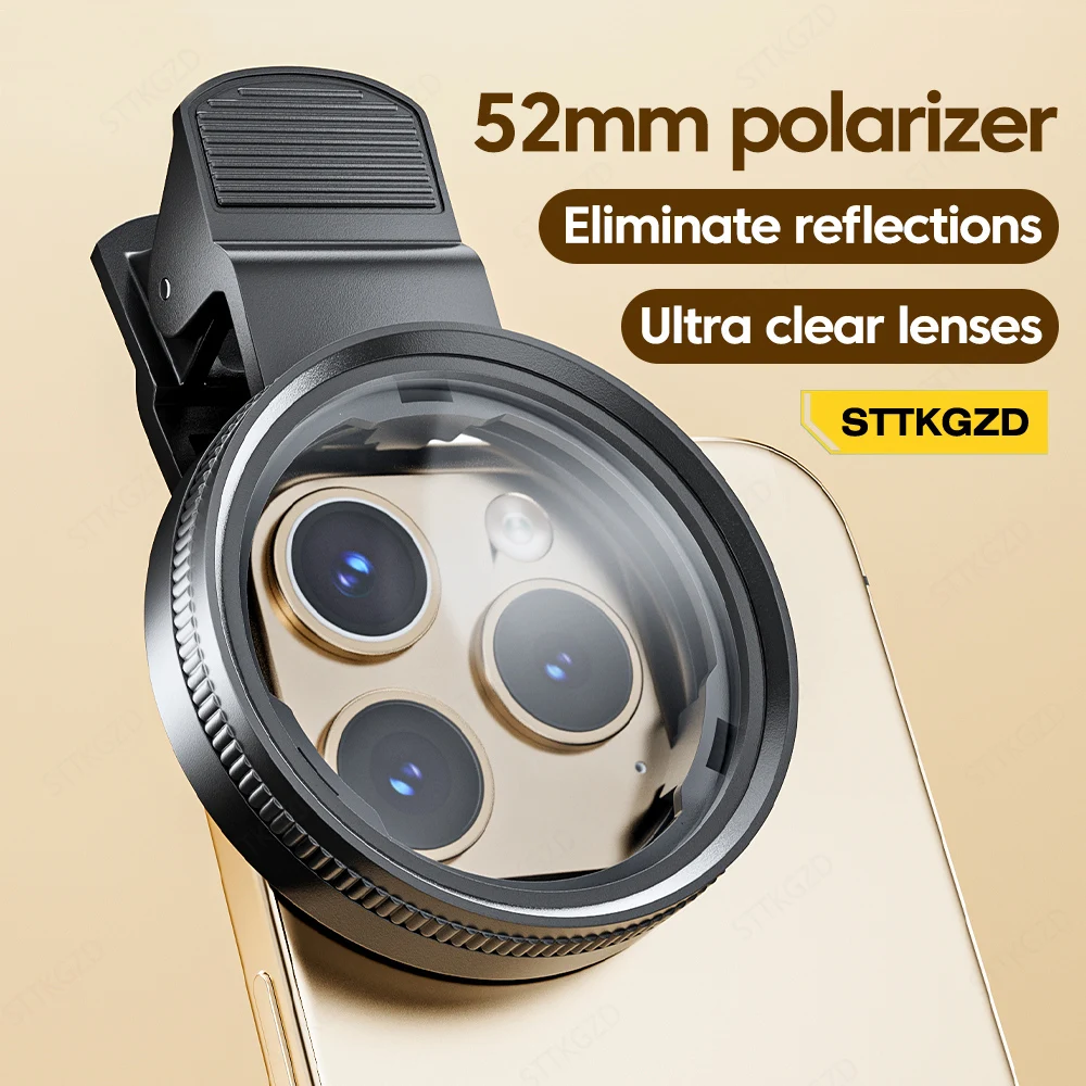Phone Accessories Items - Yeni 52mm CPL Cep Telefonu Lens