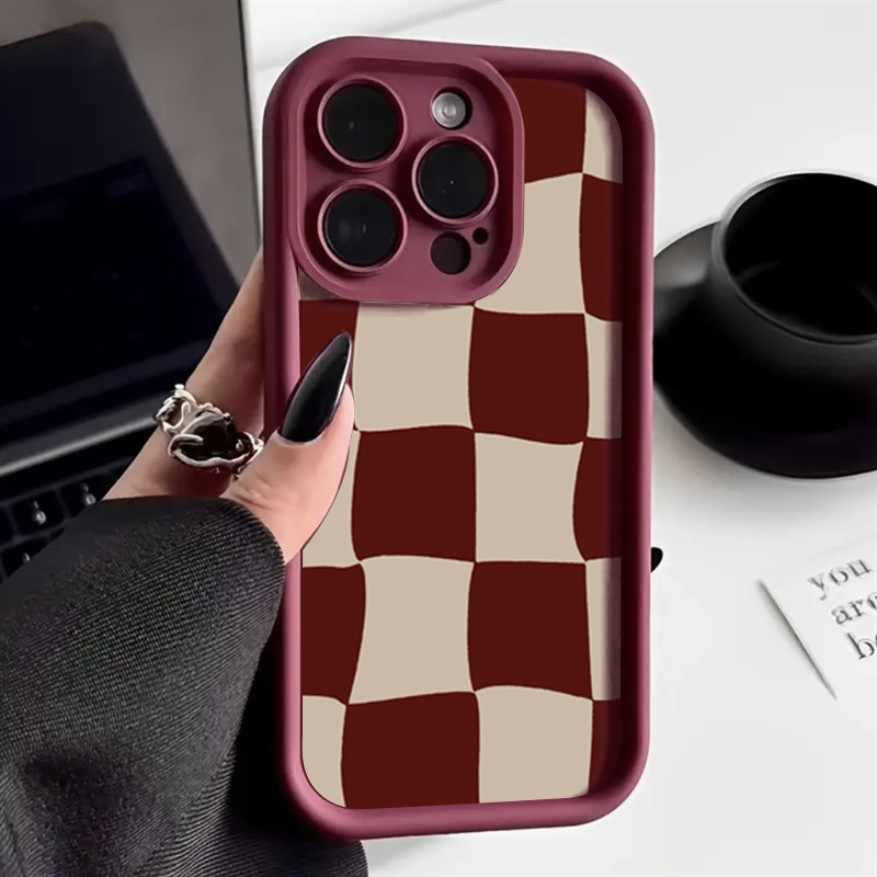 Şarap Kırmızısı Deforme Izgara - Phone Accessories Red incelemesi ve fiyatı