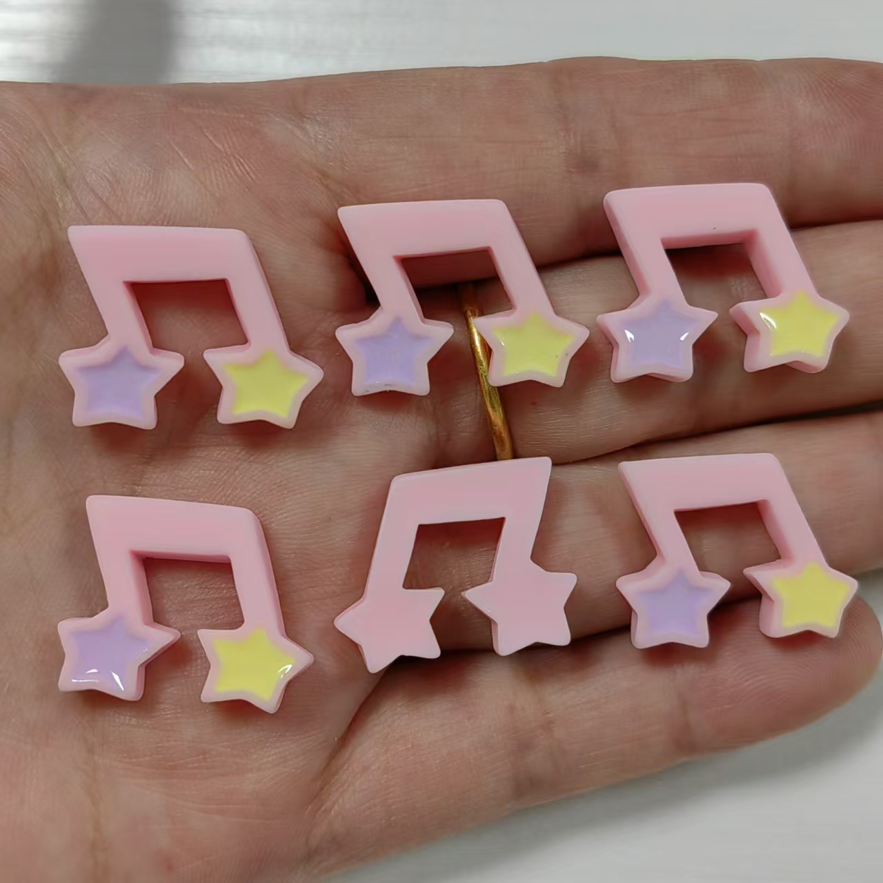 10 adet reçine yıldız müzik se - Phone Accessories Clipart incelemesi ve fiyatı