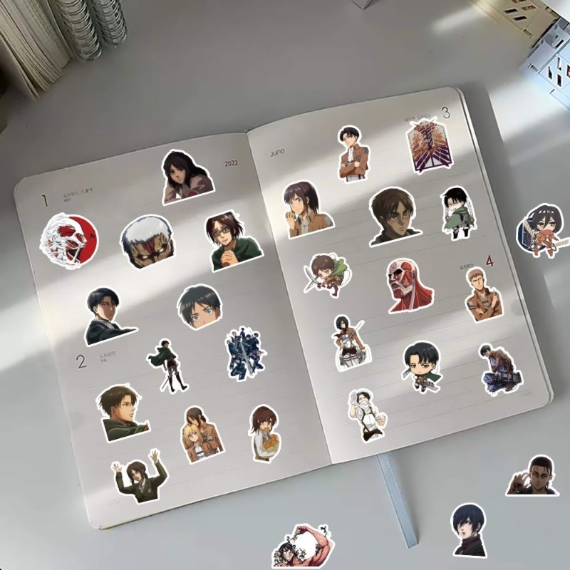 60 adet Titan Anime çıkartmala - Phone Accessories Items incelemesi ve fiyatı