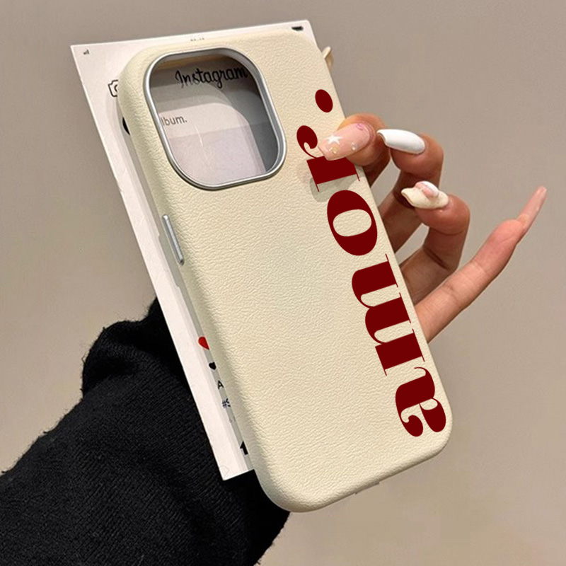 Kırmızı Sanatsal Harfli Lichee - Phone Accessories Red incelemesi ve fiyatı