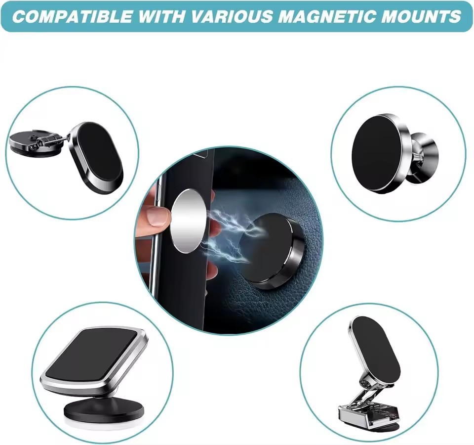 50/1 adet Metal plaka disk mık - Phone Accessories Items incelemesi ve fiyatı