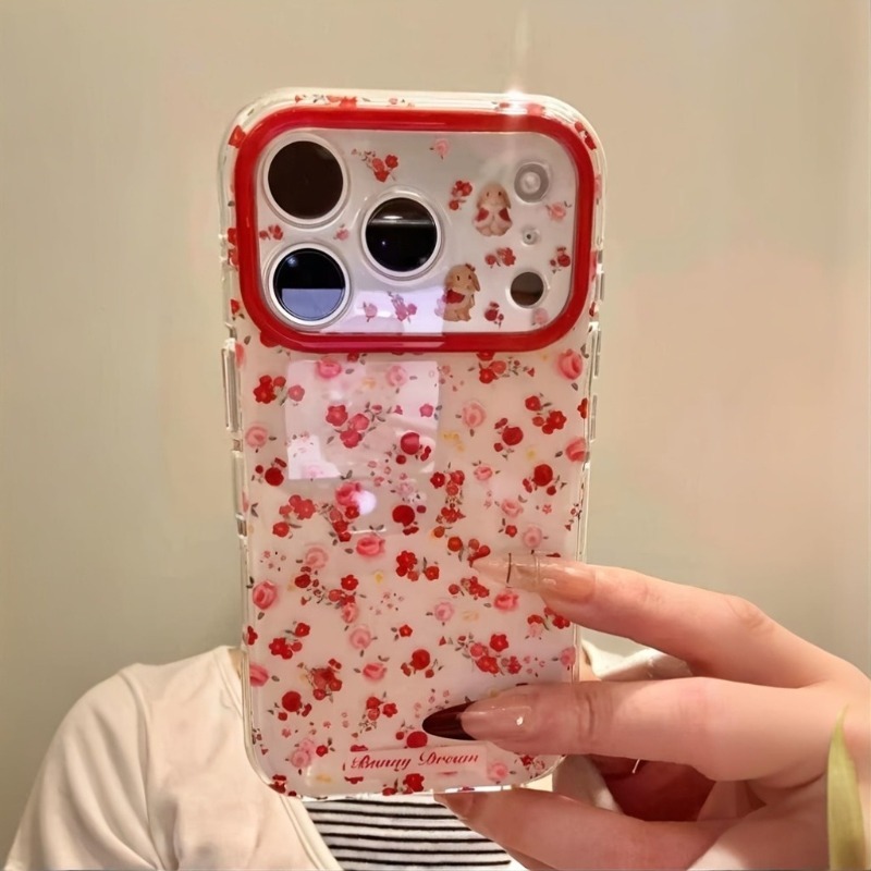Sevimli Karikatür Kırmızı Çiçe - Phone Accessories Red incelemesi ve fiyatı