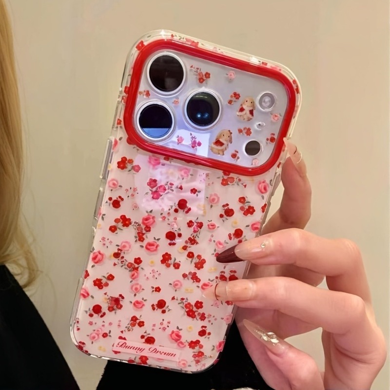 Sevimli Karikatür Kırmızı Çiçe - Phone Accessories Red incelemesi ve fiyatı